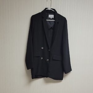 Elizabeth and James, Women's Classic Black Blazer, Sz Medium